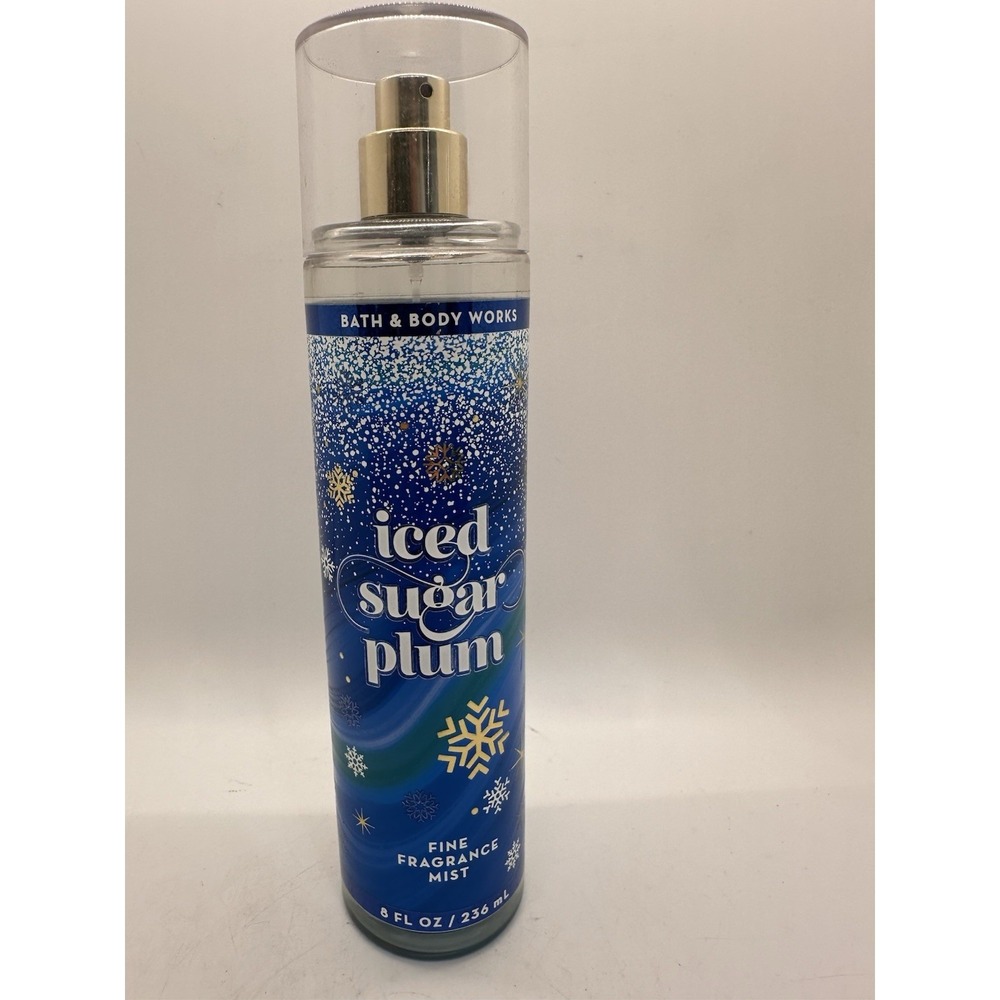 Bath &‎ Body Works Iced Sugar Plum Fragrance Mist 8 oz 2022 Holiday
